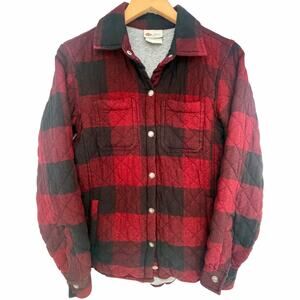Dickies Quilted Buffalo Plaid Shirt Jacket Women's Small